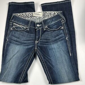 Ariat Real Women's Sz 29R Boot cut Denim Jeans